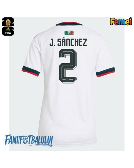 Mexic Jorge Sanchez #2 Echipament de Fotbal Replică Mondial 2026 Femei Deplasare